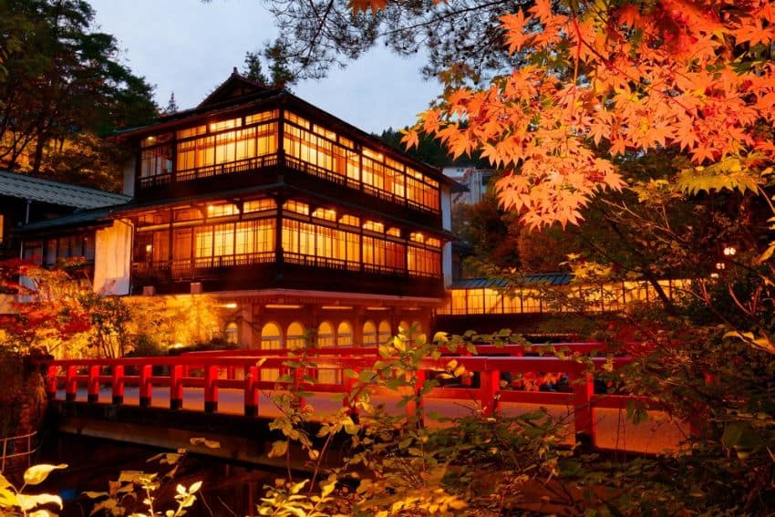 Main Building of Sekizenkan Ryokan