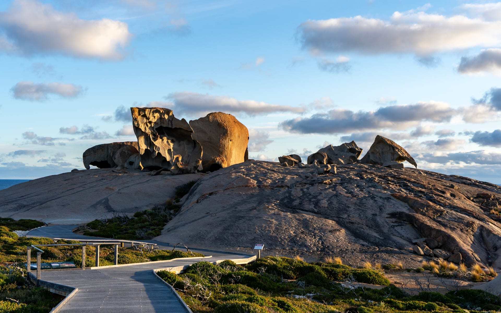 Rock formations at Flinders Chase National Park are fascinating.
