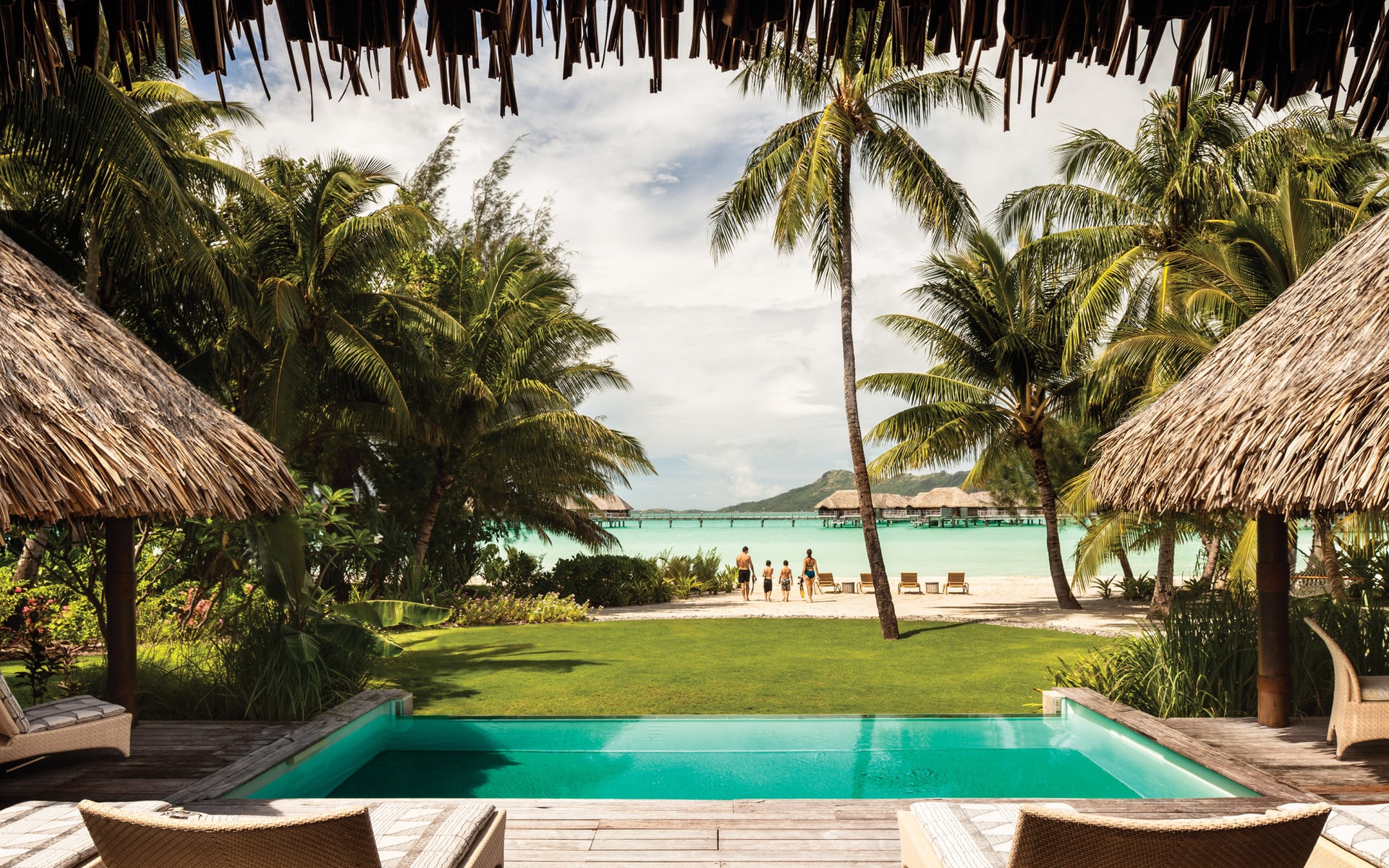 Beach front villa with ocean views private pool