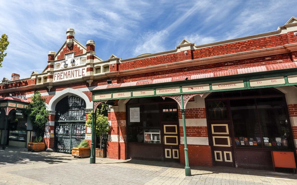 Visit the Fremantle Markets in Perth, Australia.