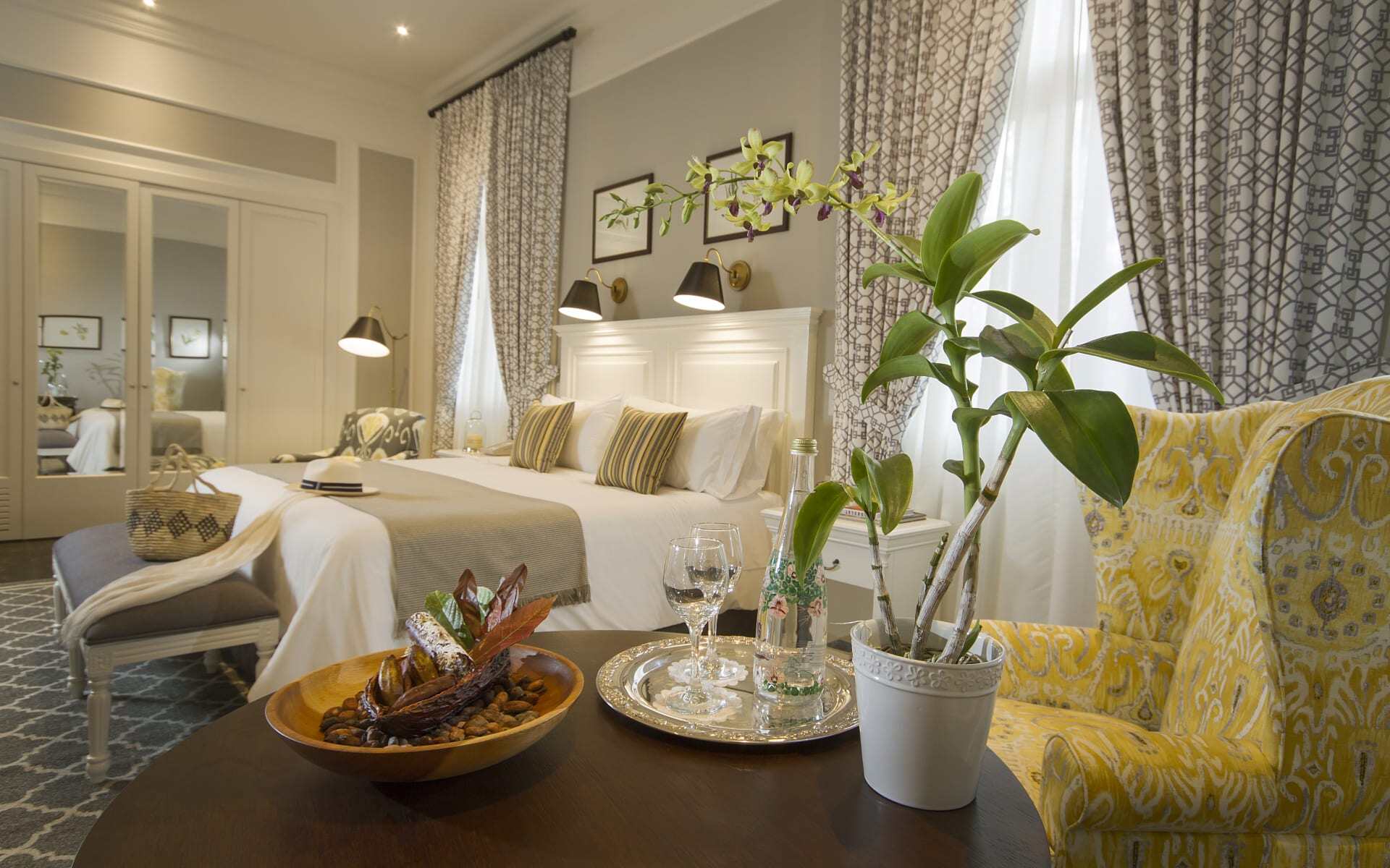 Hotel del Parque has luxurious, comfortable rooms in a classic style.