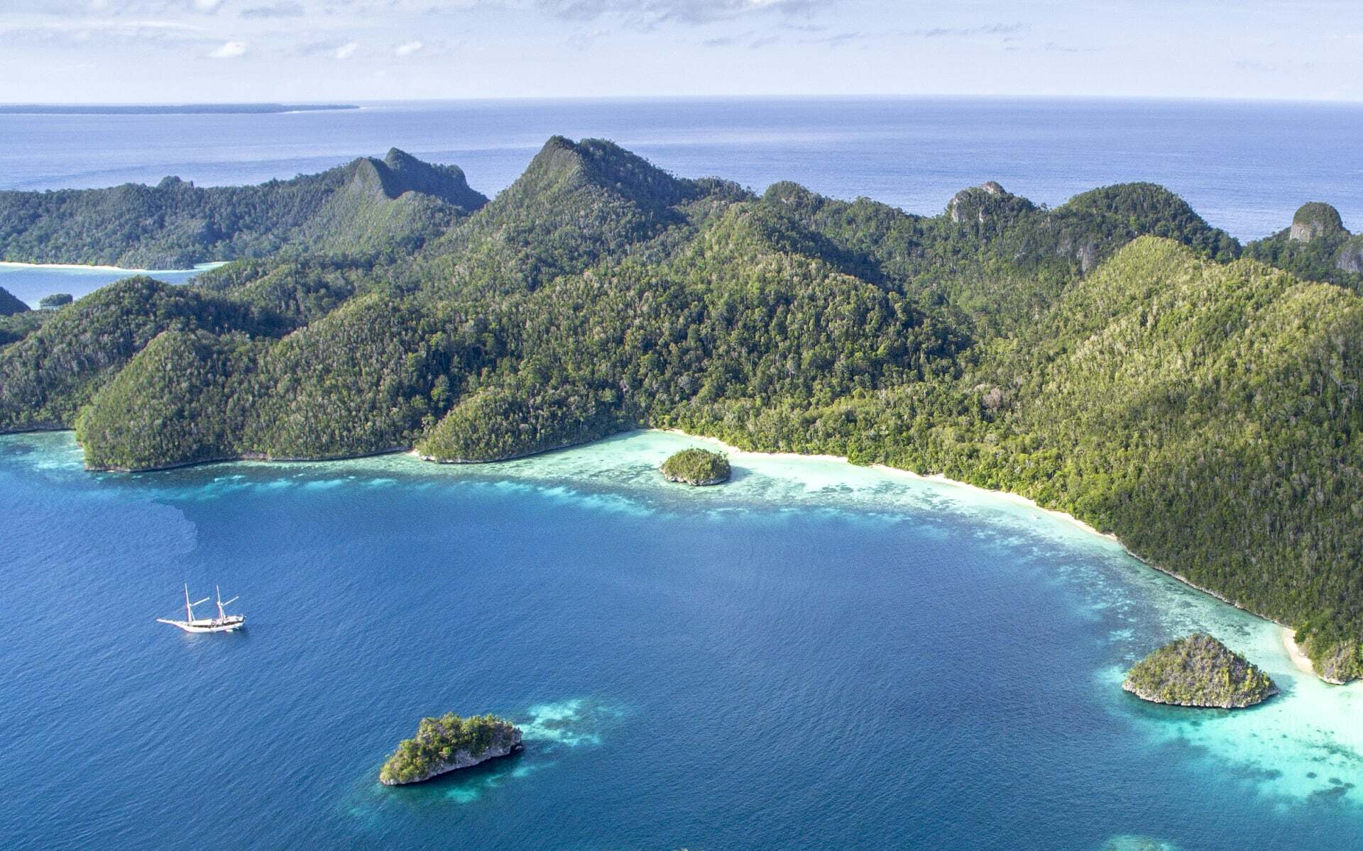 Take in the beauty of Raja Ampat