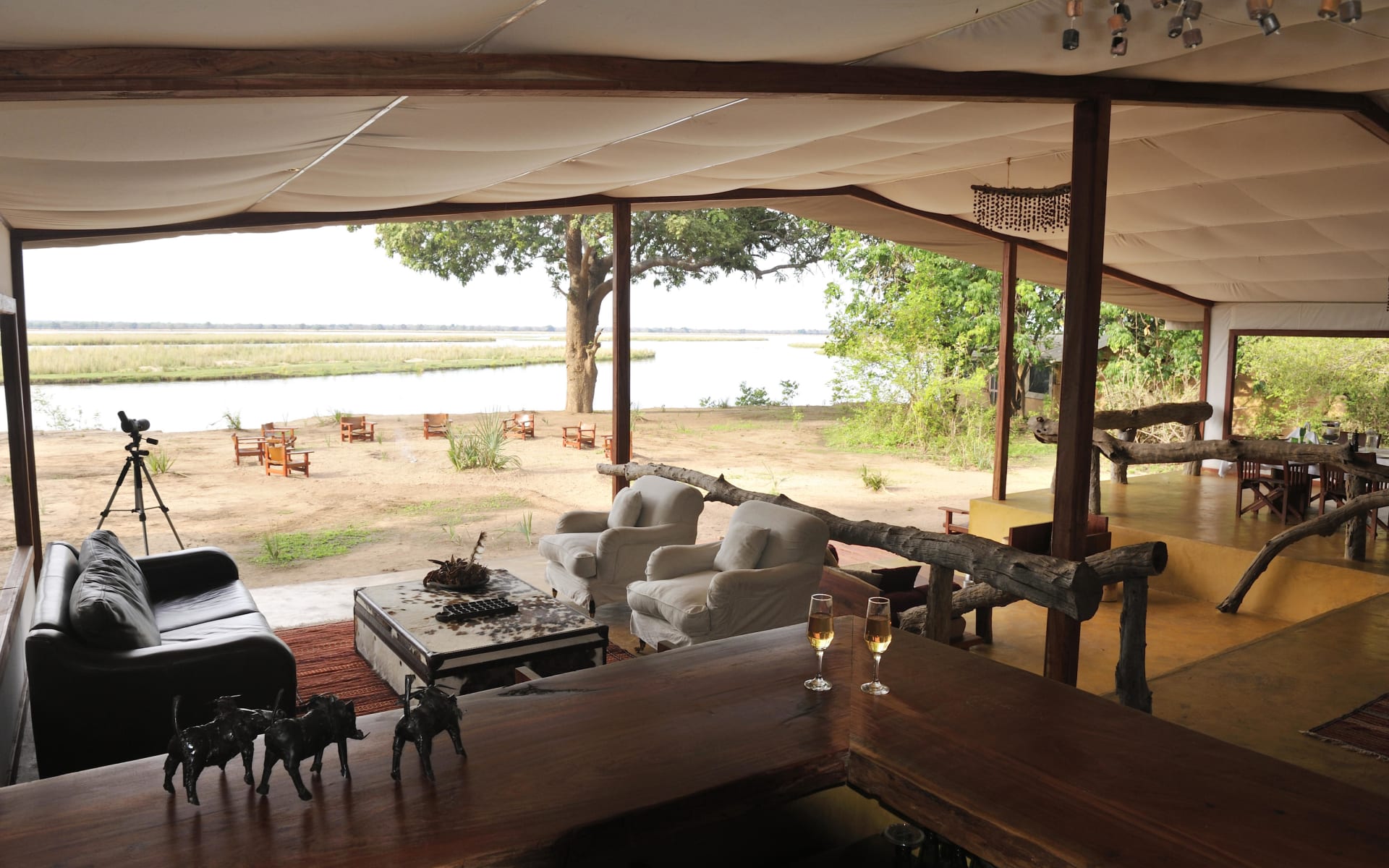 Potato_bush_camp_zambia_View_from_Front_of_House_Tent
