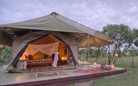 Saruni Basecamp Mara tent.