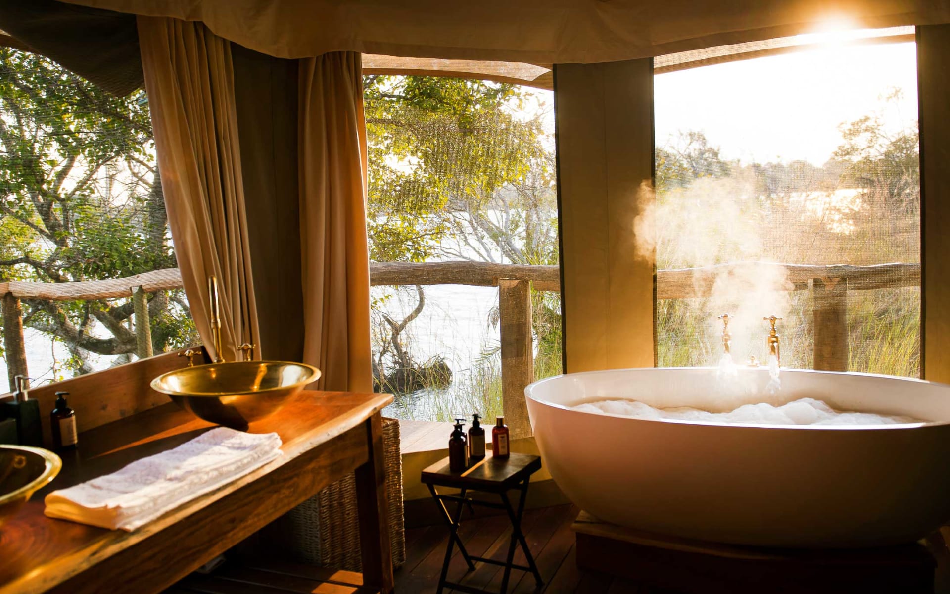 Bathroom at Ila Safari Lodge, Zambia
