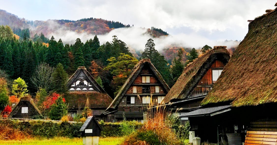 shirakawa gifu rural japan village