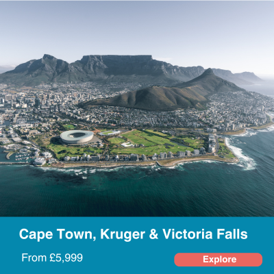Cape Town, Kruger and Victoria Falls.