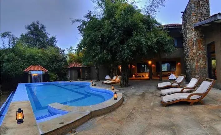 kings_lodge_swimming_pool_bandhavgarh_tiger_reserve