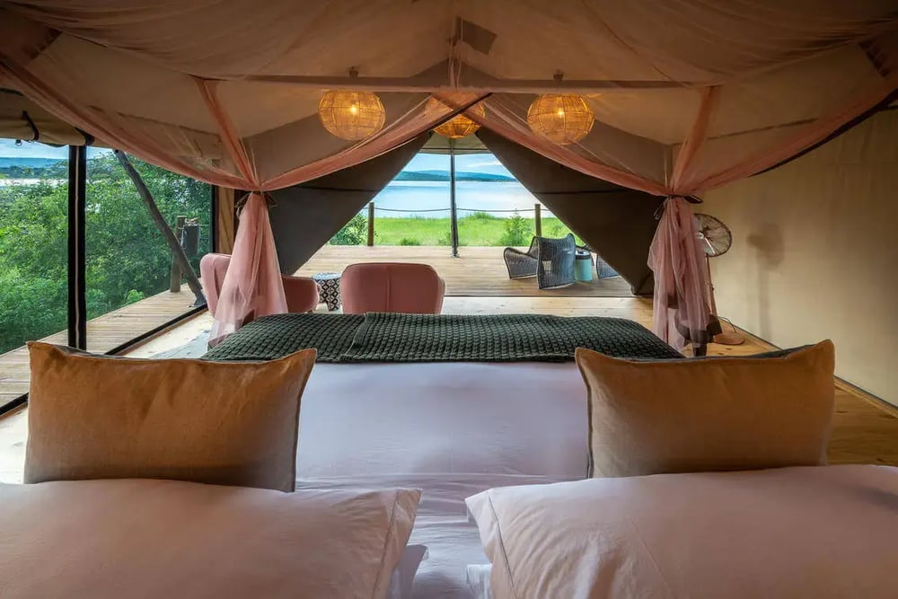 A room in Magashi lodge.