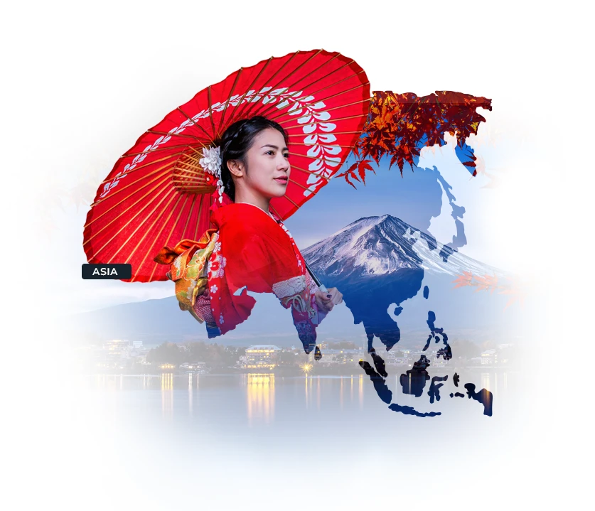 The Best Culture Tour Destinations - Map Asia
