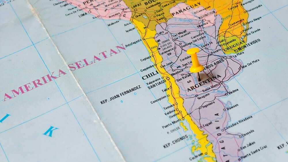 Map of Argentina