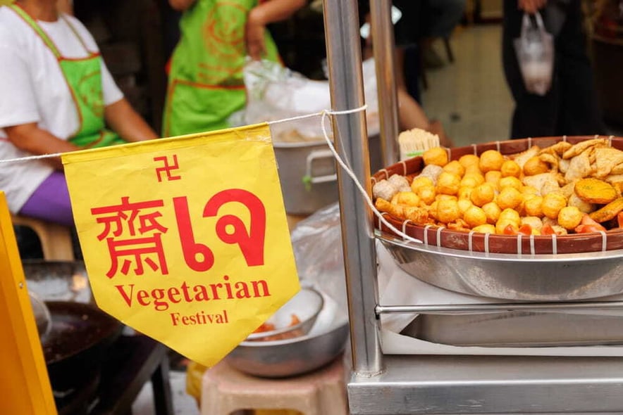 Vegetarian Festival In Thailand at Yaowarat China town